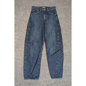 Levis Cinch Barrel Jeans Womens 27x31 Denim Blue